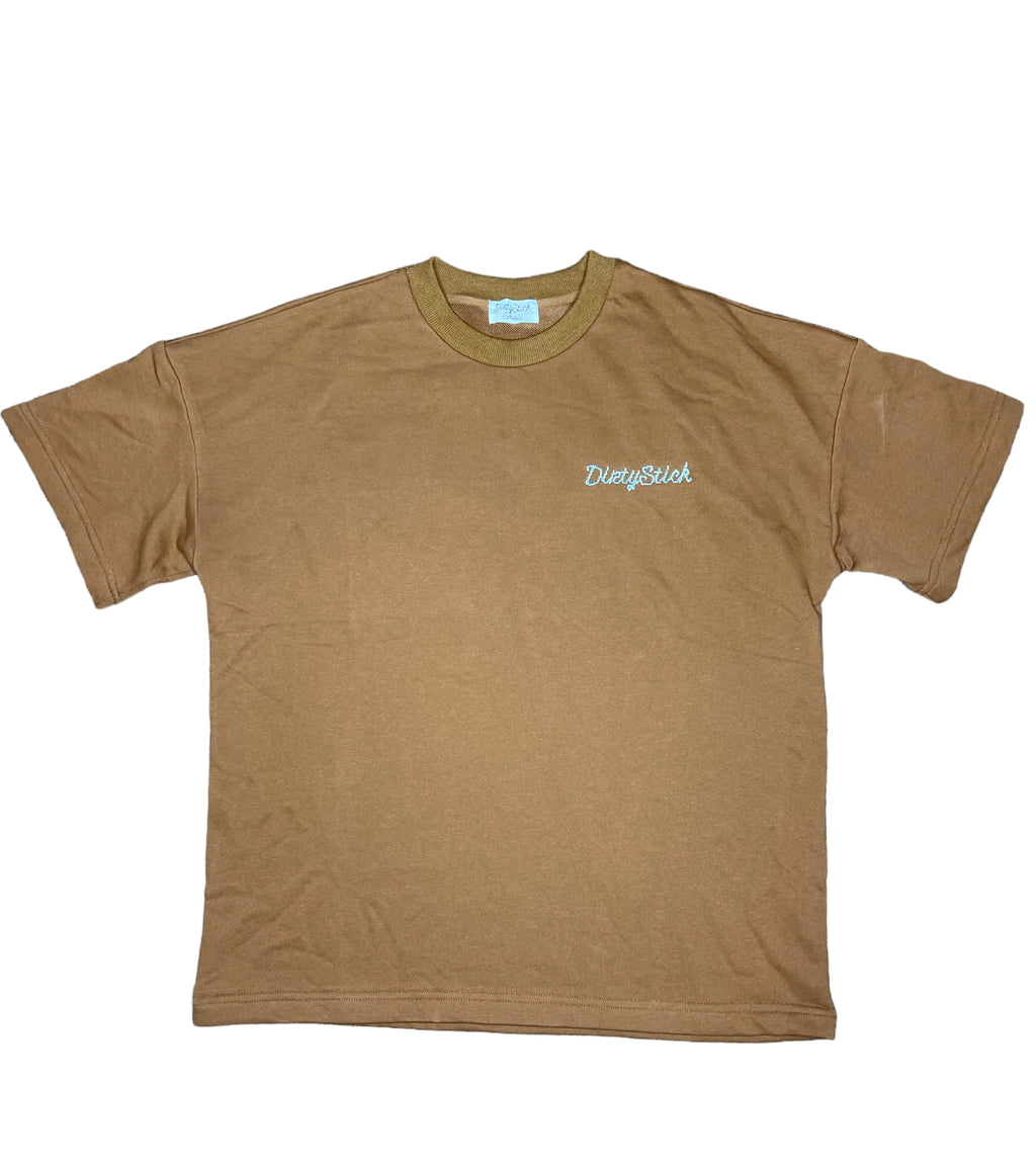 DirtyStick Brown And Blue T