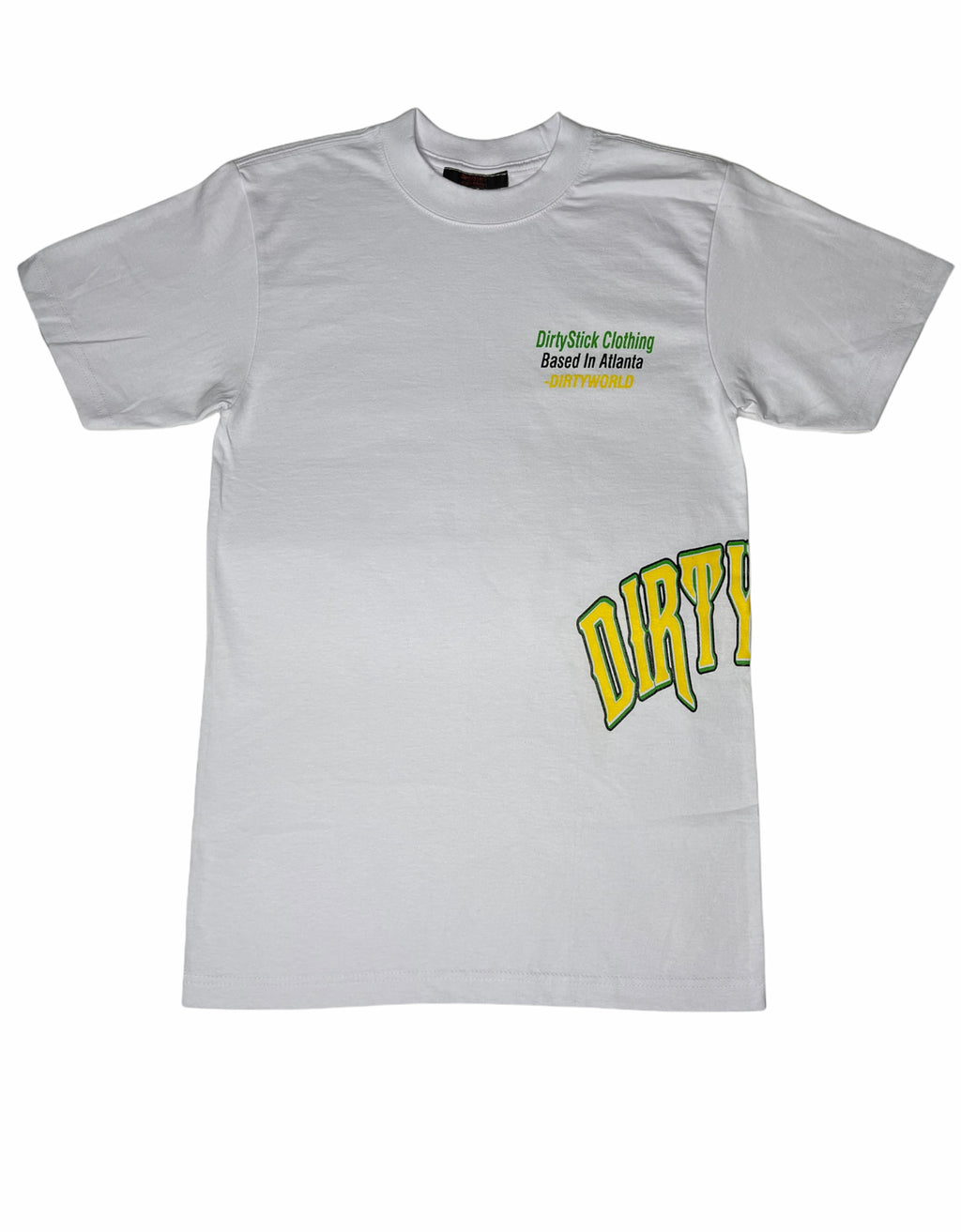 T-Shirt/DirtyWorld/Wht/Yel/Grn/Blk