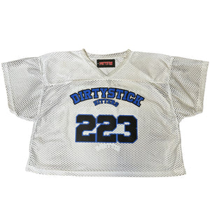 White 223 DirtyStick Practice Jersey