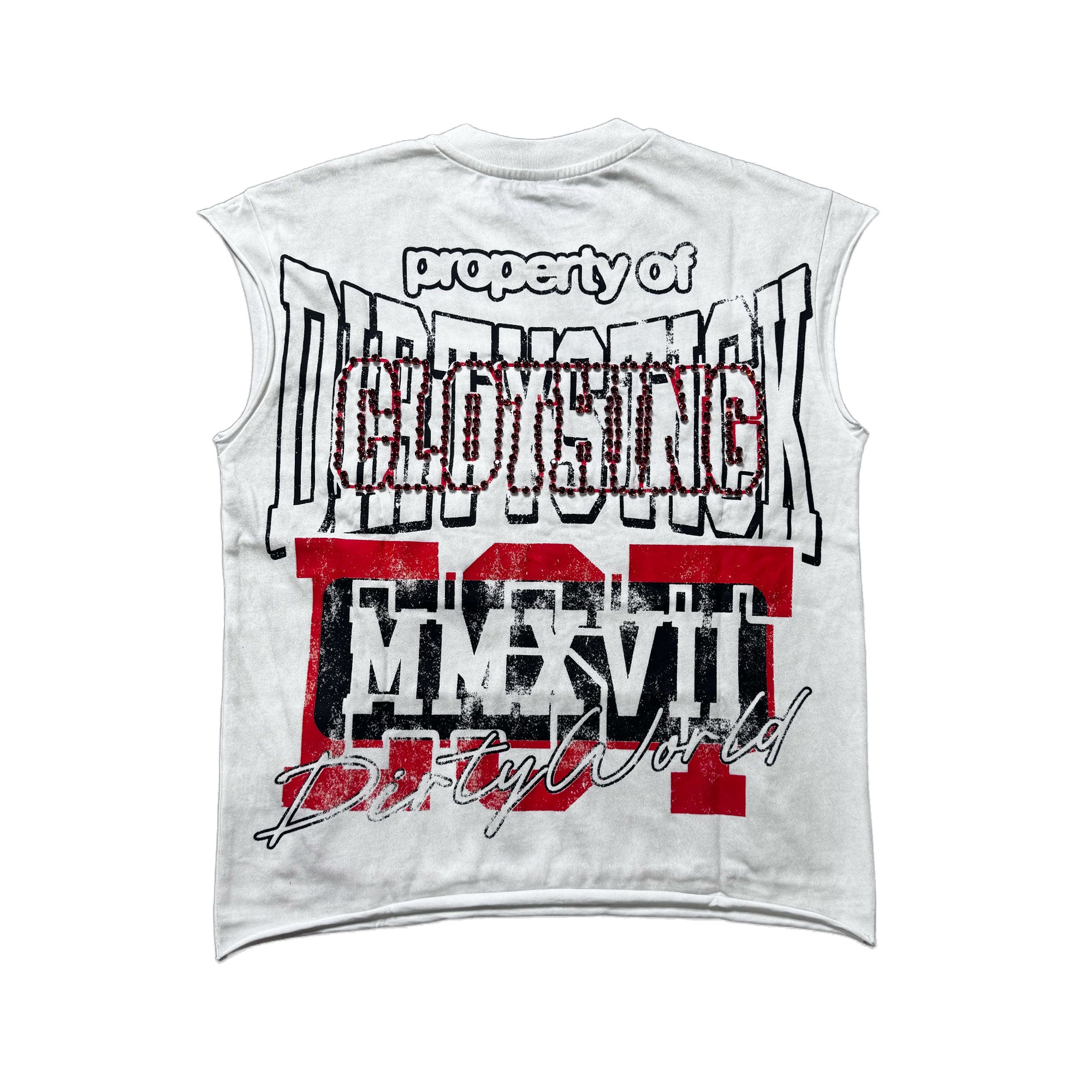 Dirty Cut Off Tee