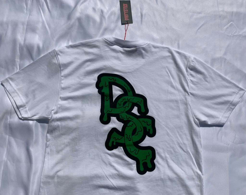 T-SHIRT/SLIME DSC/WHITE/GREEN