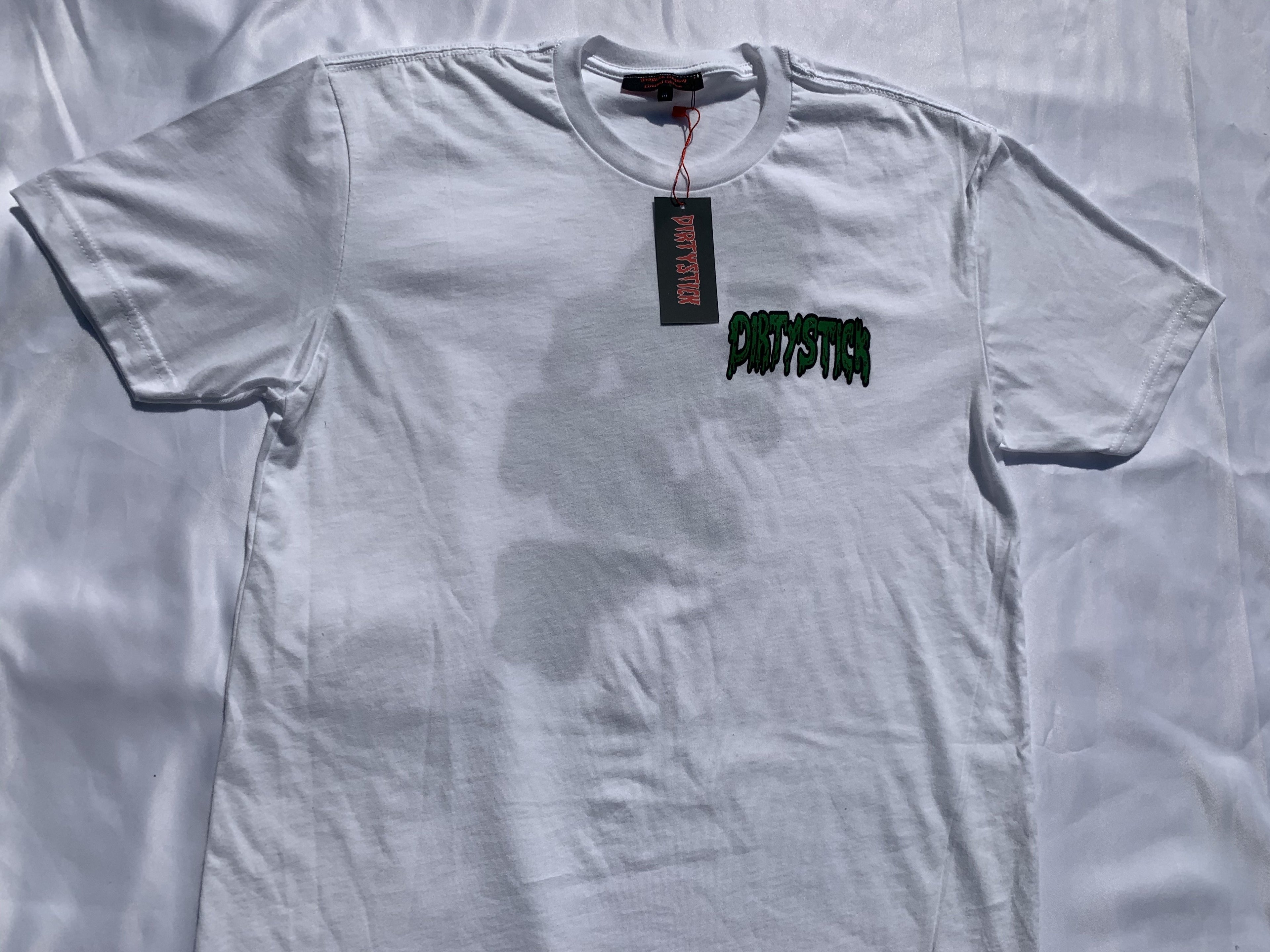 T-SHIRT/SLIME DSC/WHITE/GREEN