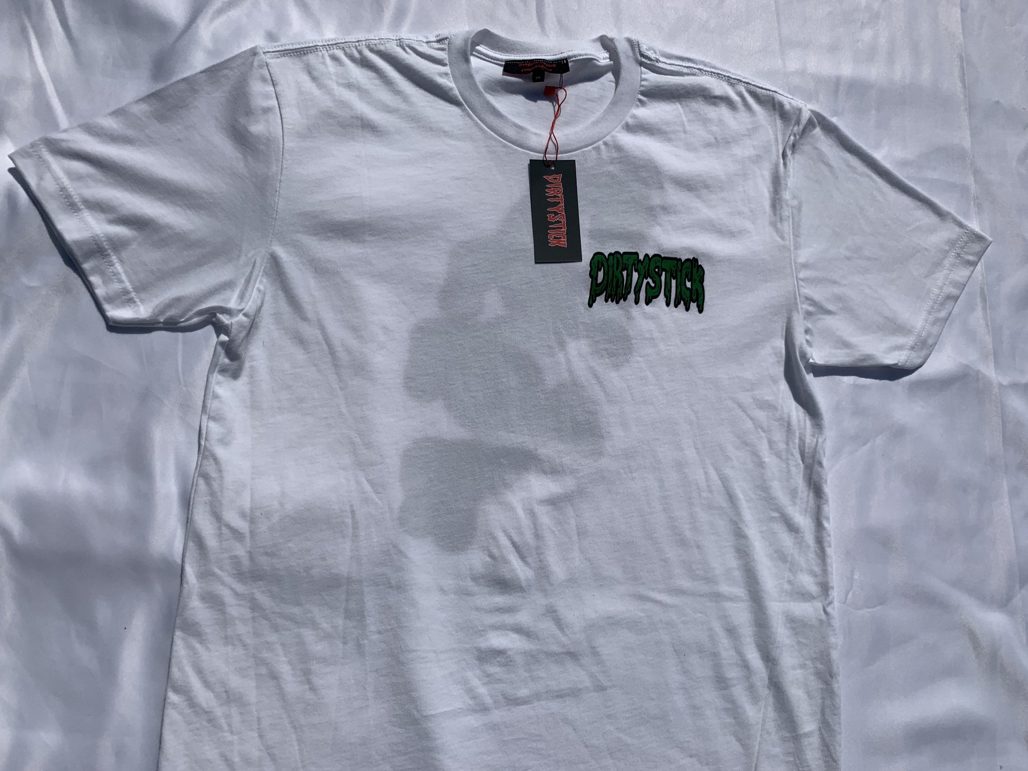 T-SHIRT/SLIME DSC/WHITE/GREEN