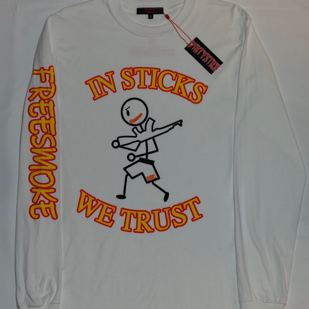 LONGSLEEVE/IN STICKS WE TRUST/PUR/PNK