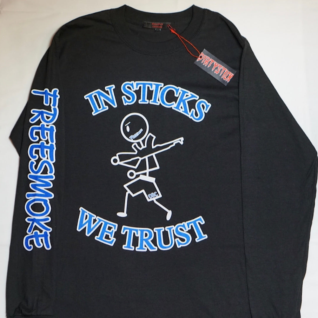 LONGSLEEVE/IN STICKS WE TRUST/PUR/PNK