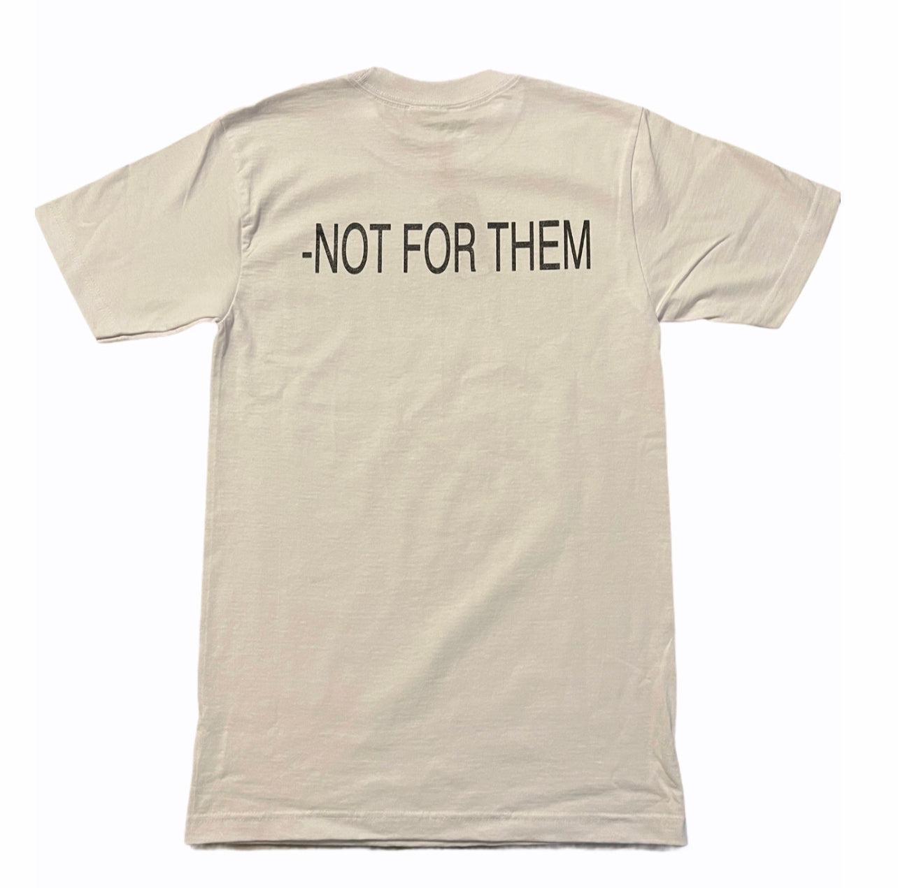 T-Shirt/Not For Them 1/Wht/Blk/Pur