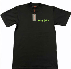 T-SHIRT/NEON GREEN/BLACK