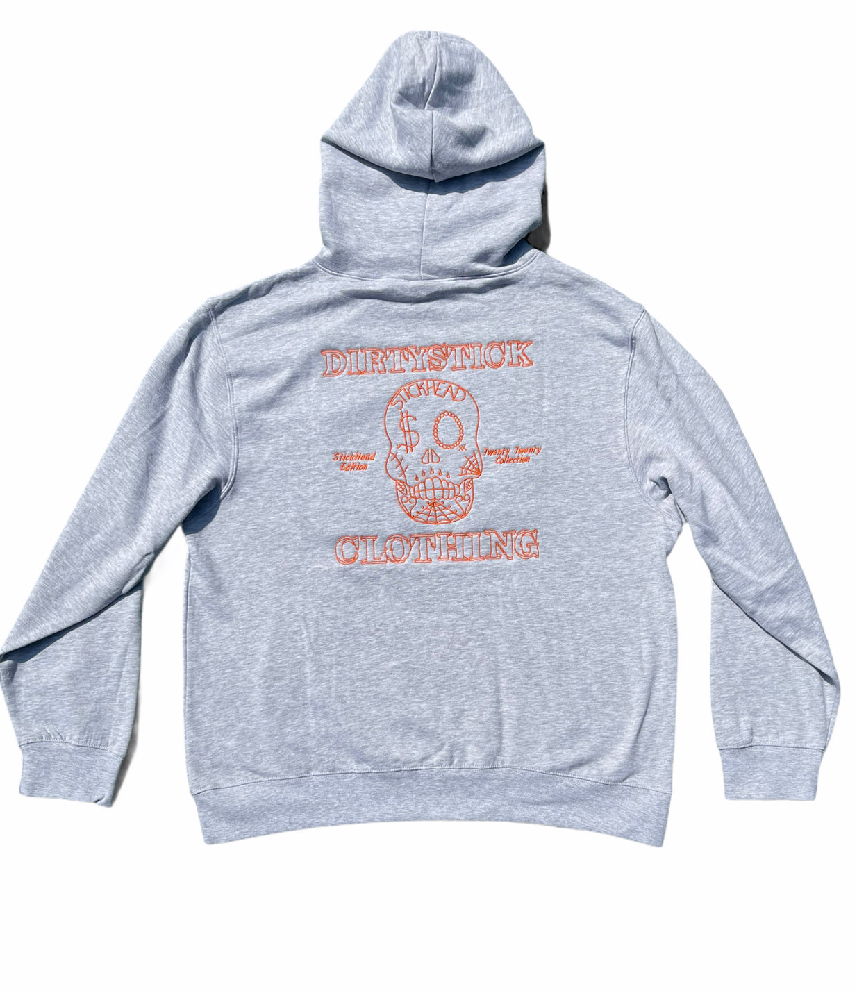 Hoodie/StickHead/Grey/Orange Logo