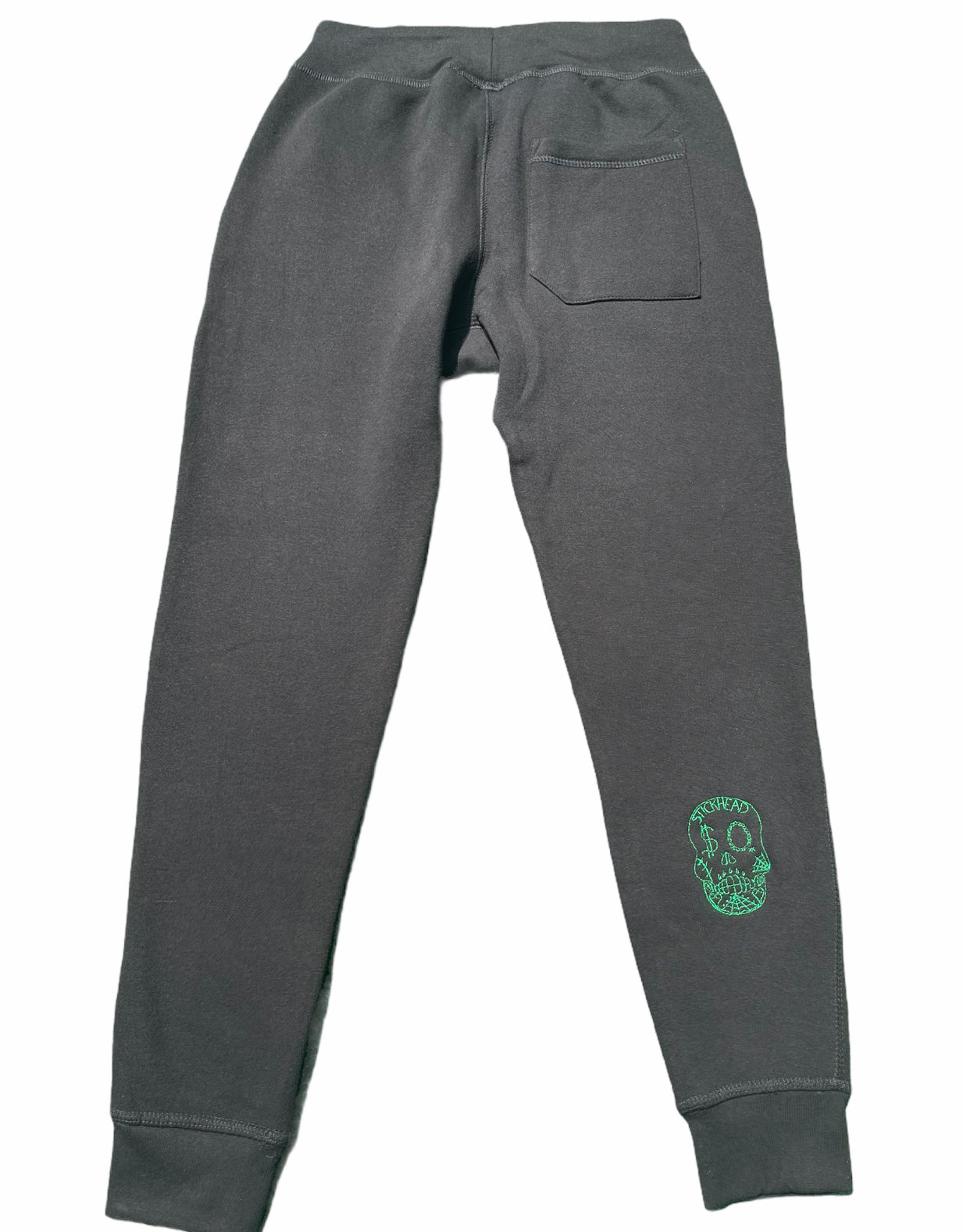 Sweat Pants/StickHead/Blk/Grn Logo