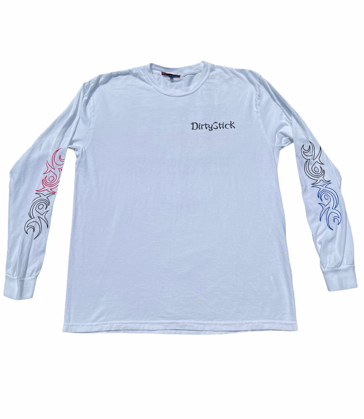 Long Sleeve T-Shirt/Wht/Blu/Red