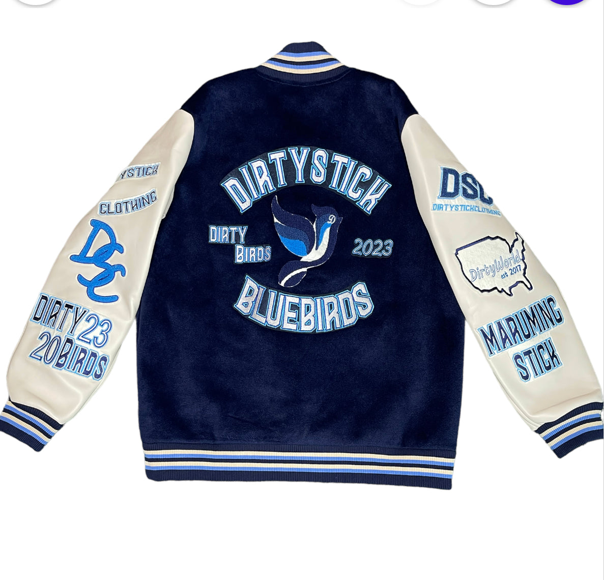 BlueBird Letterman Jacket